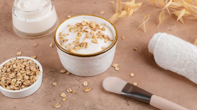 DIY Skincare-Oatmeal and Yogurt Exfoliating Scrub