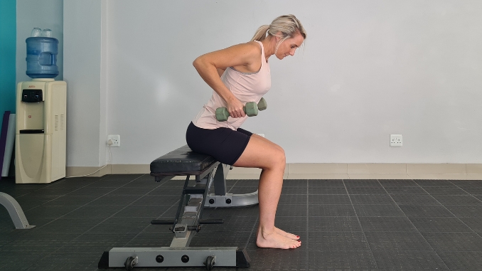 Seated Bent Over Rows