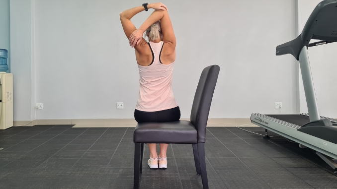 Seated Triceps Stretch