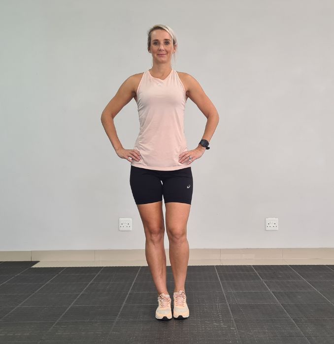 Lateral leg Lifts Start - Postpartum Core Exercises