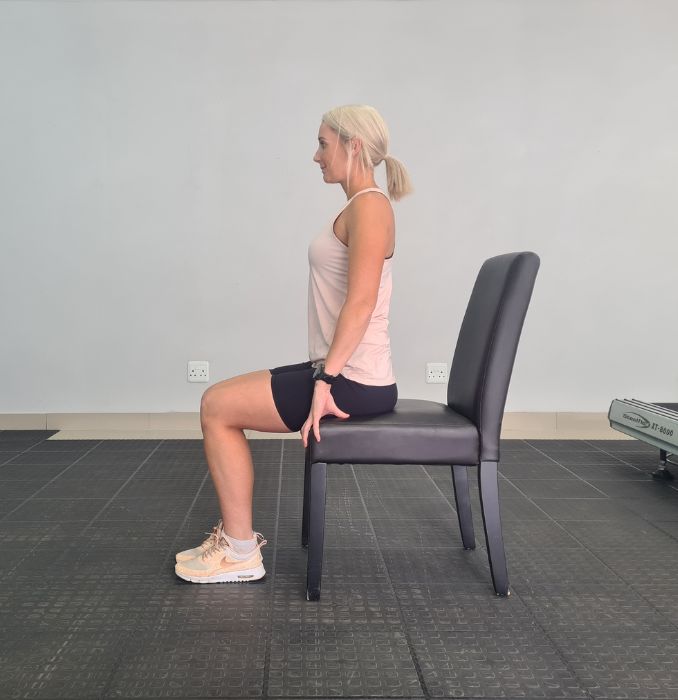 Seated Knee Extension start