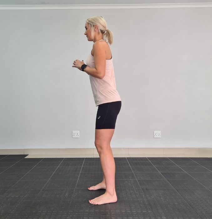 Standing Hamstring Curl - start