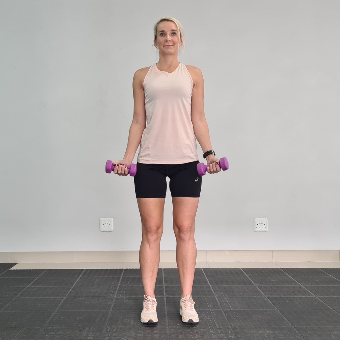 Bicep Curls - Forearm Exercises with Dumbbells