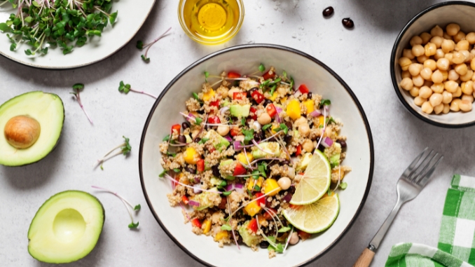 Corn, Avocado, and Quinoa Salad