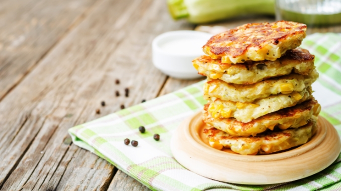 Corn and Zucchini Fritters - Is Corn Good for Weight Loss