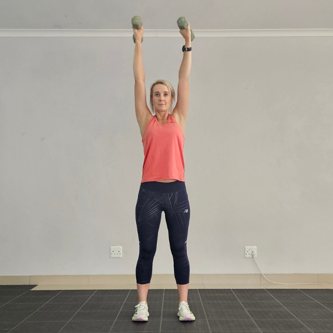 Dumbbell Overhead Press with Wrist Rotation - Forearm Exercises with Dumbbells