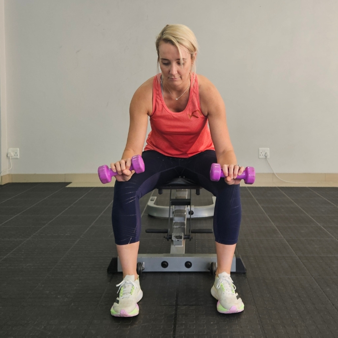 Reverse Wrist Curl (Wrist Extension) - Forearm Exercises with Dumbbells 