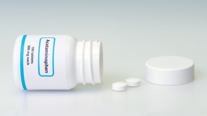 acetaminophen-bottle-pills - Over the counter migraine medicine