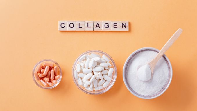 variety-of-collagen-products-flatlay - collagen benefits for men